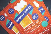 Beer Happy Hour Flyer
