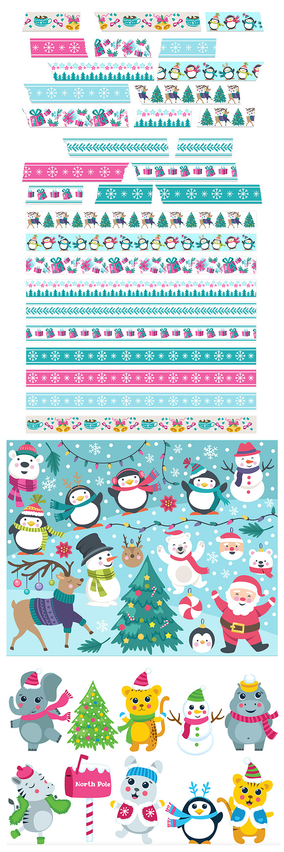 Christmas Clipart Collection.  in Illustrations - product preview 1