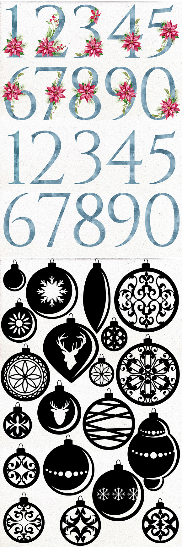Christmas Clipart Collection.  in Illustrations - product preview 7