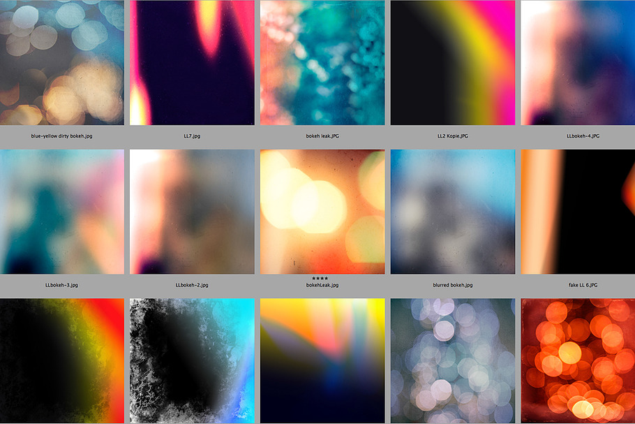 15 LightLeaks and Bokeh Textures in Textures - product preview 8