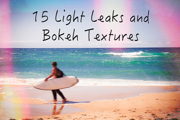 15 LightLeaks and Bokeh Textures in Textures - product preview 1