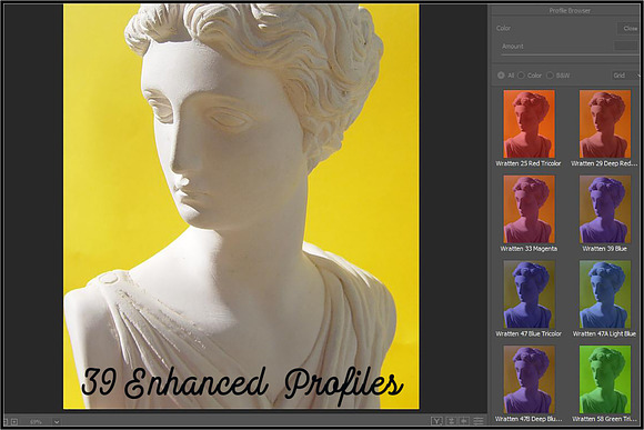 Lens Color Filters Profiles LR ACR in Photoshop Plugins - product preview 24