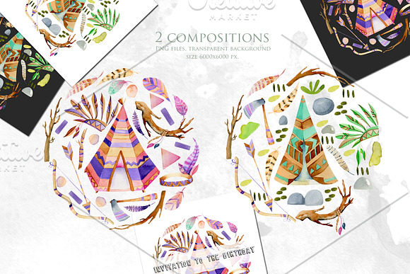 Wigwams collection. in Illustrations - product preview 5