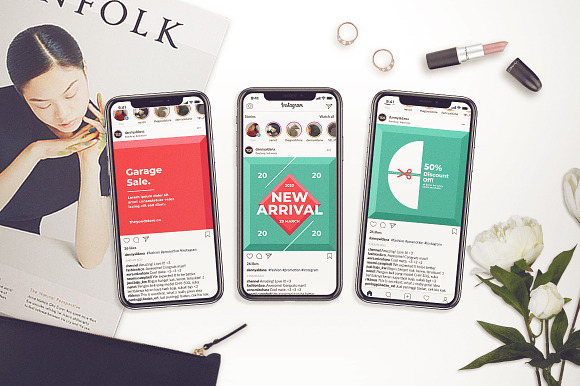 Fresh Social Media Pack in Instagram Templates - product preview 5