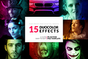 15 Duo Color Photoshop Actions