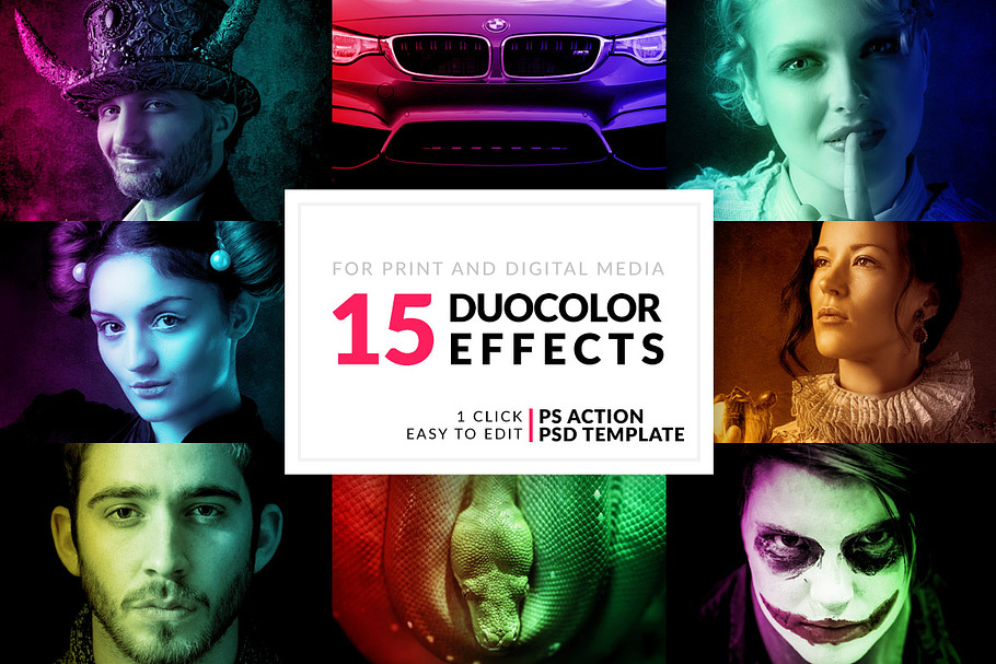 15 Duo Color Photoshop Actions in Add-Ons - product preview 8