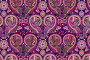 Pink Ornamental Seamless Pattern