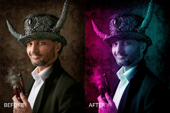 15 Duo Color Photoshop Actions in Add-Ons - product preview 1