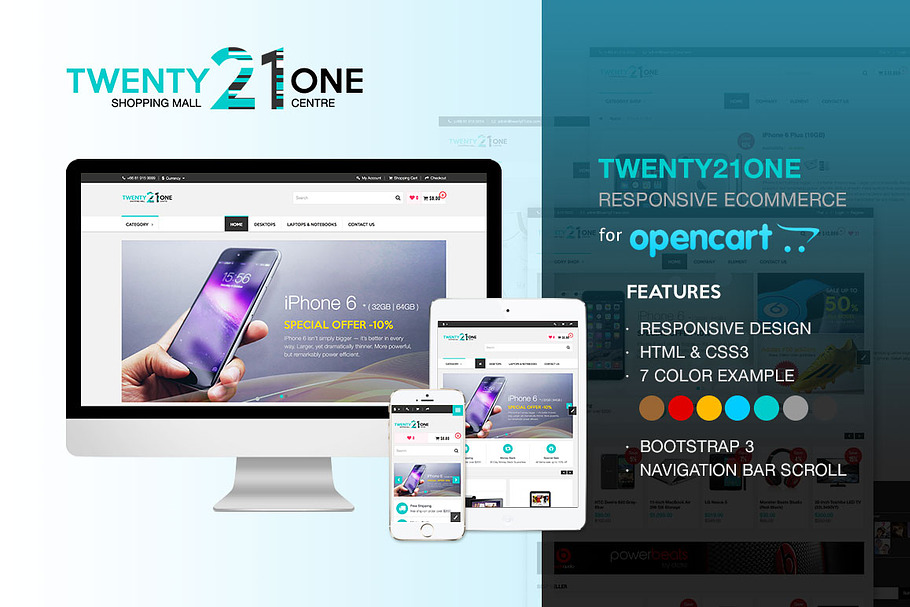 Twenty21One - OpenCart