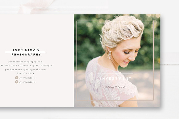 5x5 Photography Accordion Brochure in Brochure Templates - product preview 5