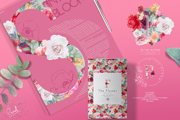 In The Bloom - Flower Bomb Alphabet in Illustrations - product preview 6