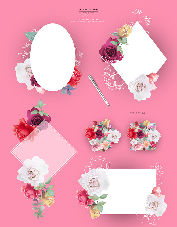 In The Bloom - Flower Bomb Alphabet in Illustrations - product preview 7