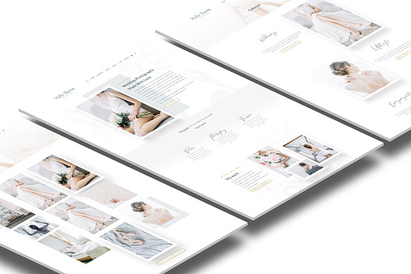 Halle Photography Divi Child Theme in WordPress Photography Themes - product preview 1
