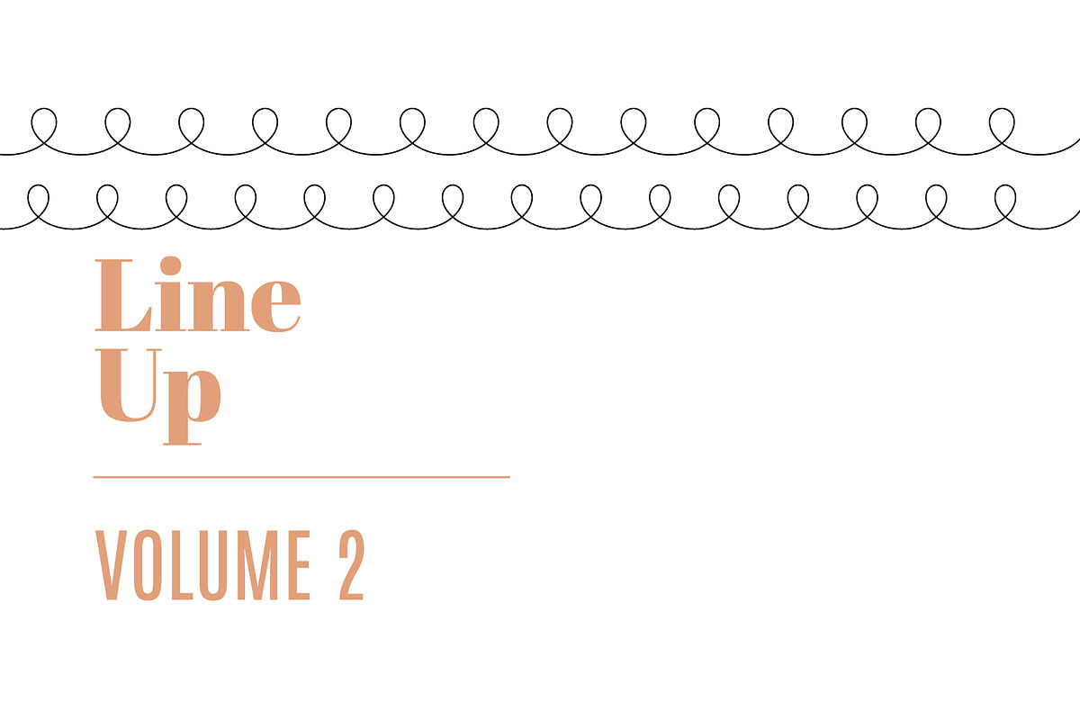 Line Up Vol. 2 | 20 Decorative Lines in Patterns - product preview 8
