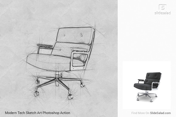 Tech Sketch Art Photoshop Action in Add-Ons - product preview 20