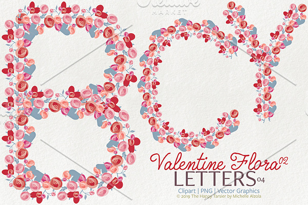 Valentine Flora 02 - Letters 04