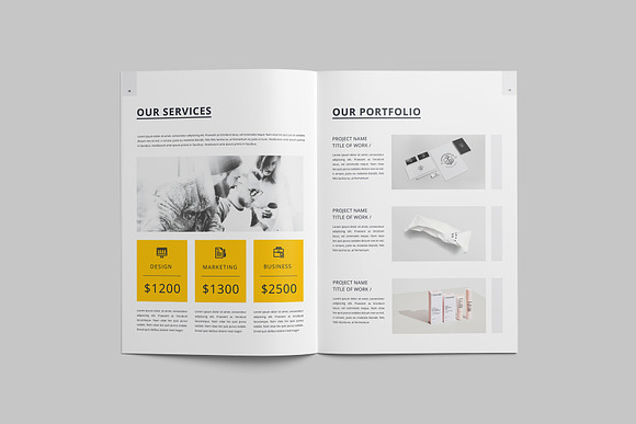 Proposal Brochure Template in Brochure Templates - product preview 4