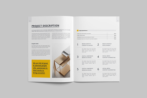 Proposal Brochure Template in Brochure Templates - product preview 7