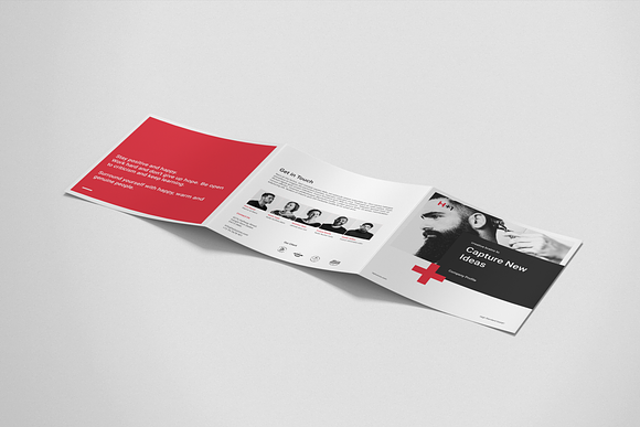 Business Square Brochure  in Brochure Templates - product preview 2