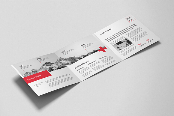 Business Square Brochure  in Brochure Templates - product preview 3