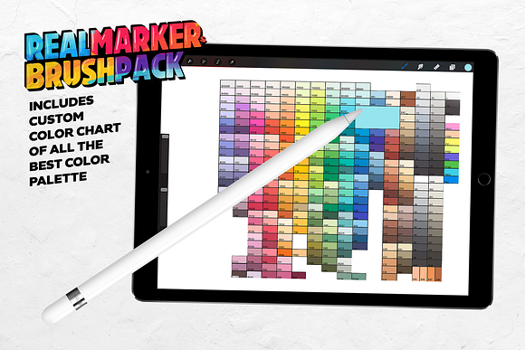 CopicArt markers set for Procreate in Photoshop Brushes - product preview 2