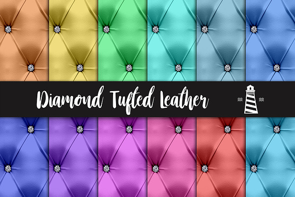Diamond Tufted Leather Textures