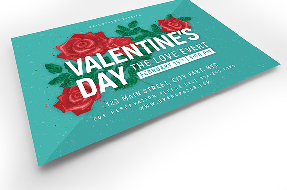 Valentines Flyer & Poster Templates in Flyer Templates - product preview 10