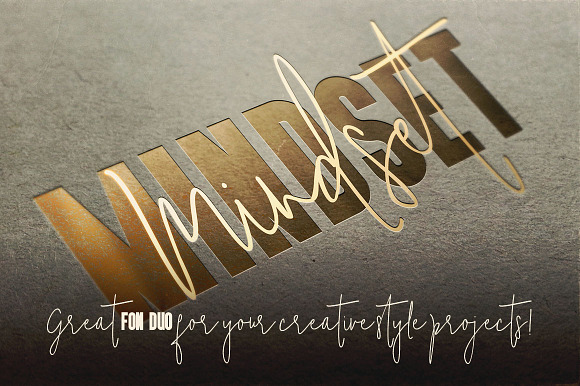 Mindset Font Duo in Script Fonts - product preview 3