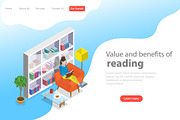 Landing page of reading