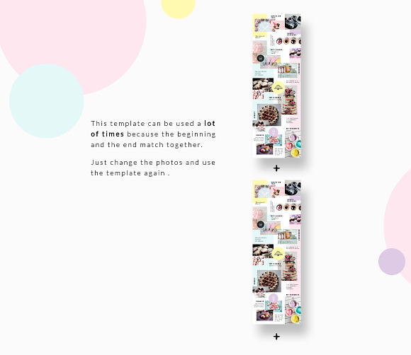 Instagram PUZZLE template - Baker in Instagram Templates - product preview 1