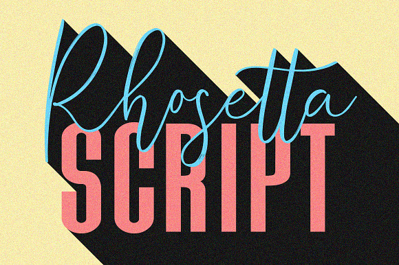 Rhosetta Script - Free Sans in Script Fonts - product preview 1