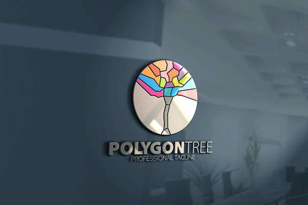 Polygon Tree Logo