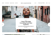 Responsive Blogger Template Belmondo