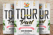 Tour and Travel Flyer Template