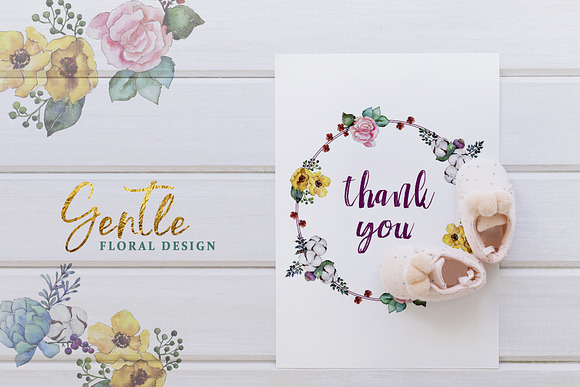 Bouquets yellow Watercolor png in Illustrations - product preview 2