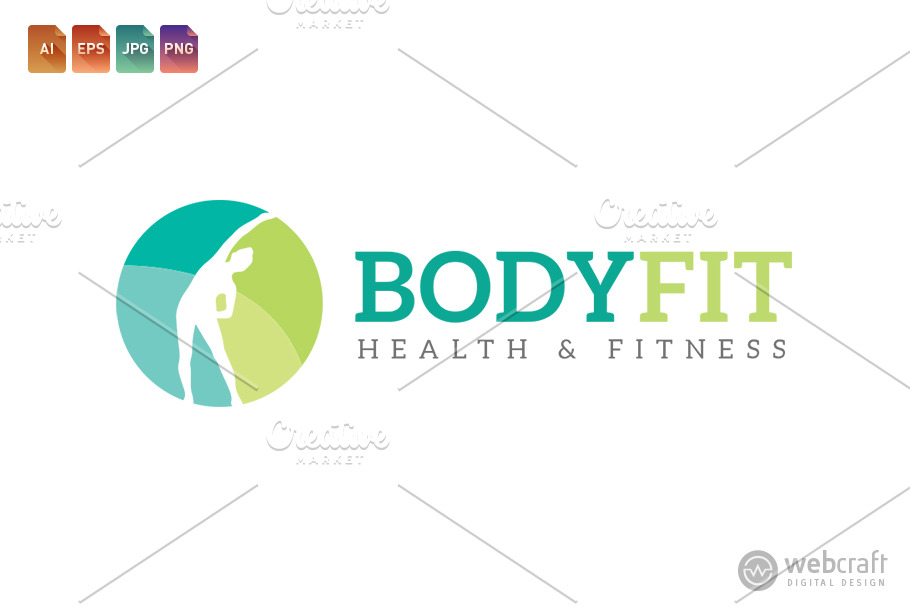 Fitness Gym Logo Template 2