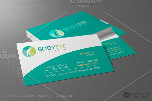 Fitness Gym Logo Template 2 in Logo Templates - product preview 3