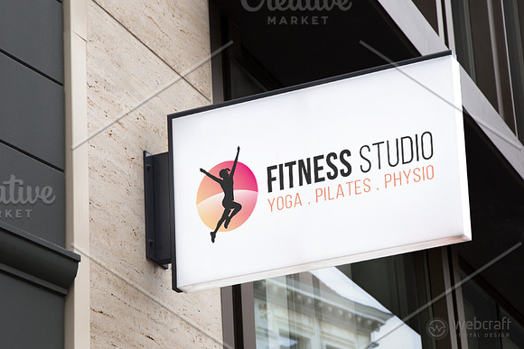 Fitness Gym Logo Template 3 in Logo Templates - product preview 2