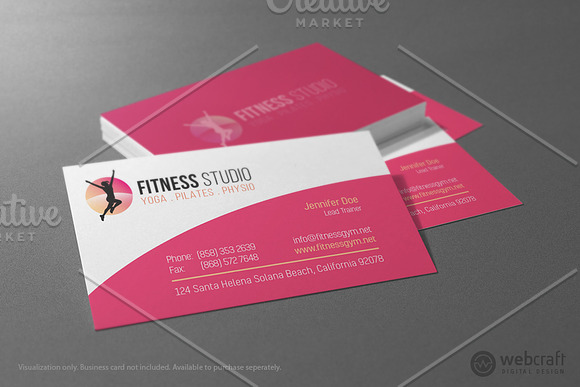 Fitness Gym Logo Template 3 in Logo Templates - product preview 3