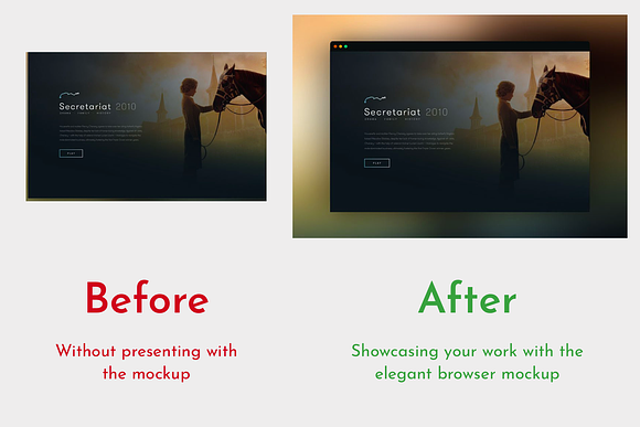 Elegant Browser Mockups in Mobile & Web Mockups - product preview 7