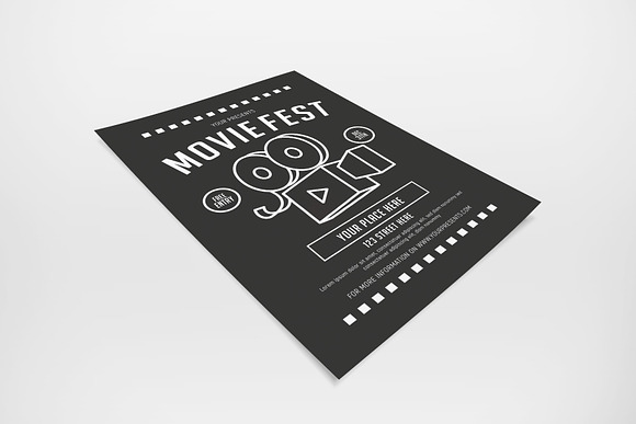 Moviefest Flyer in Flyer Templates - product preview 1