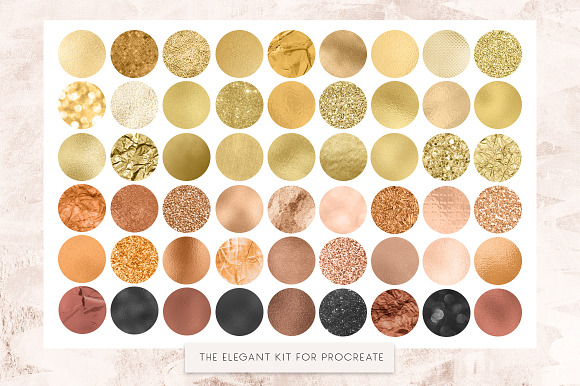 Elegant Kit for Procreate in Photoshop Brushes - product preview 8