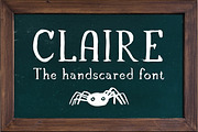 Claire - Serif font & illustrations