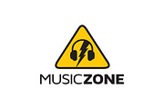Music Zone Logo Template Design