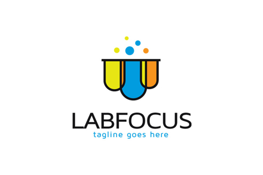 Lab Focus Logo Template Design in Logo Templates - product preview 8