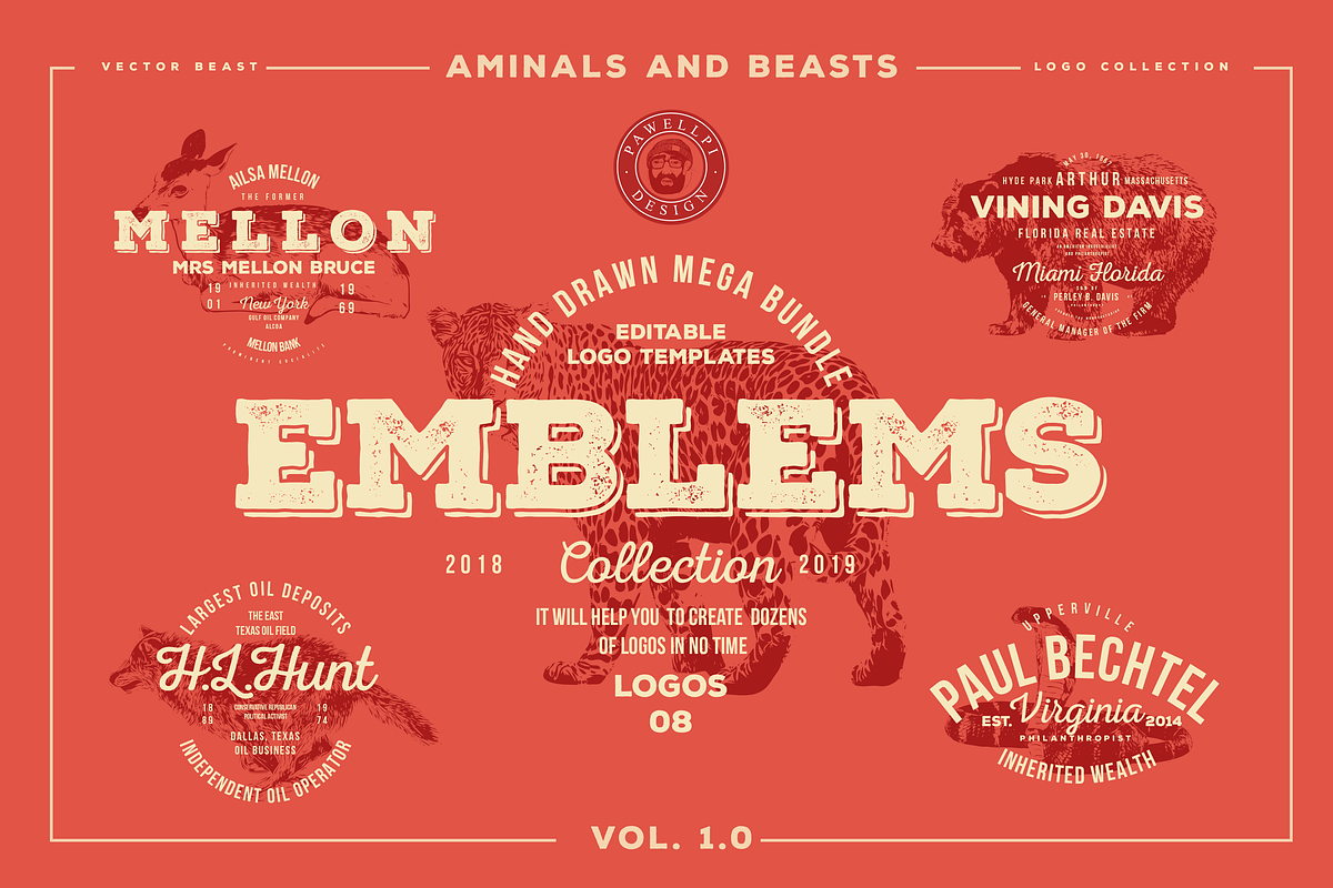 Hand Drawn Vintage Emblem Volume 1.0 in Logo Templates - product preview 8