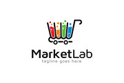 Market Lab Logo Template Design