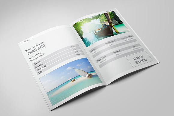 Holidays Brochures in Brochure Templates - product preview 4