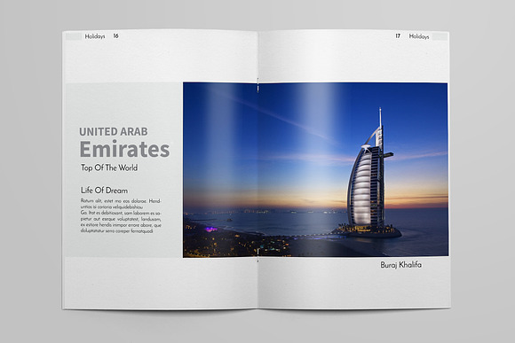 Holidays Brochures in Brochure Templates - product preview 9