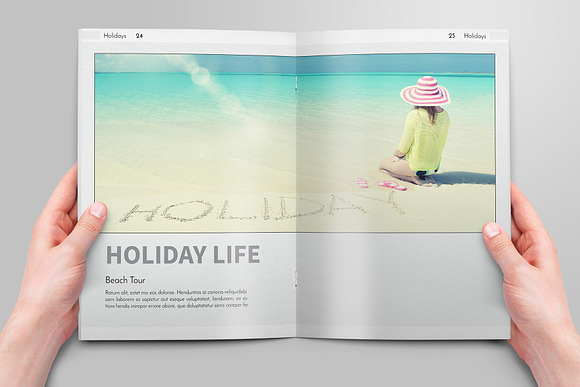 Holidays Brochures in Brochure Templates - product preview 13